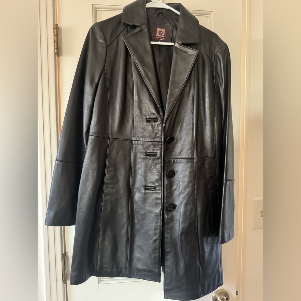 Anne Klein Black Leather Jacket